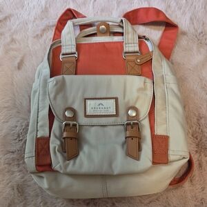 Kids Backpack - Coral and Cream